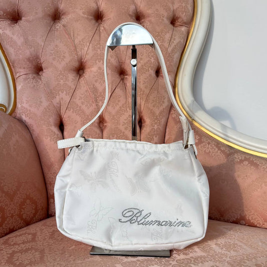 Blumarine bag vintage diamanté logo