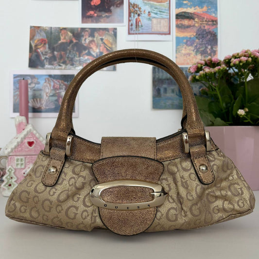 Guess bag vintage monogram handbag