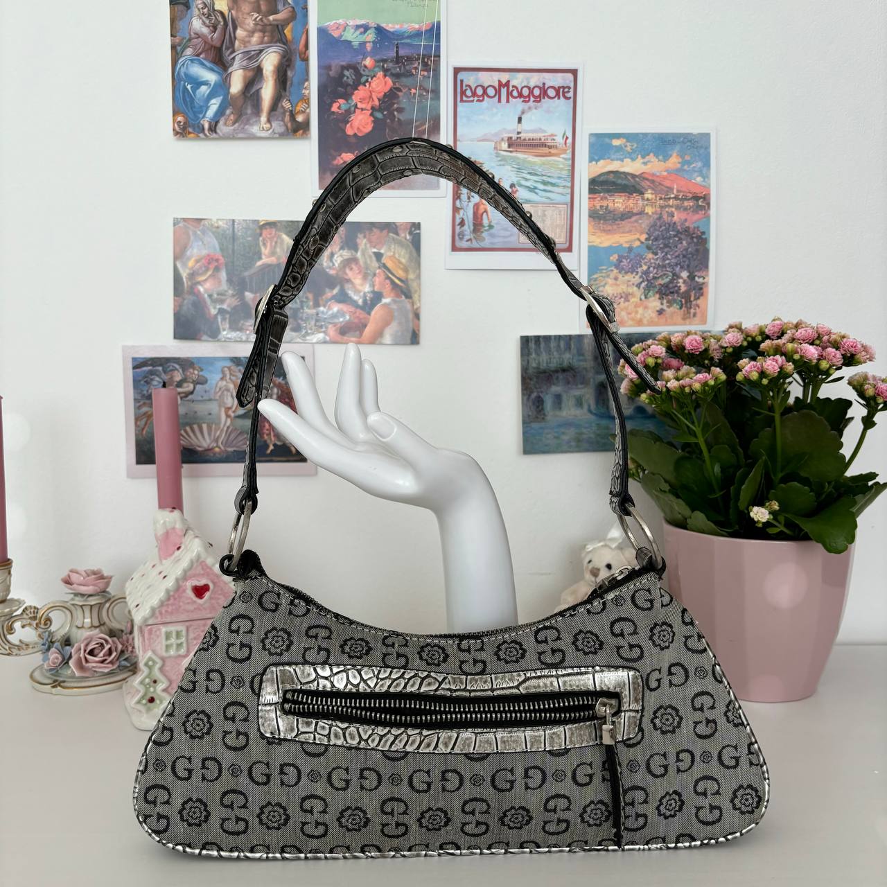 Y2k bag vintage monogram handbag