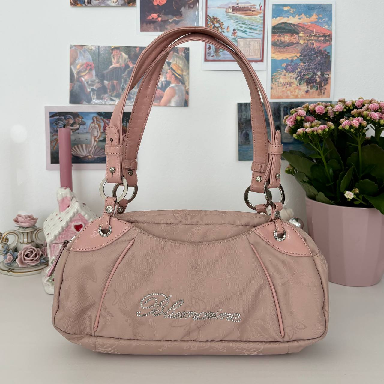 Blumarine bag vintage rose pink