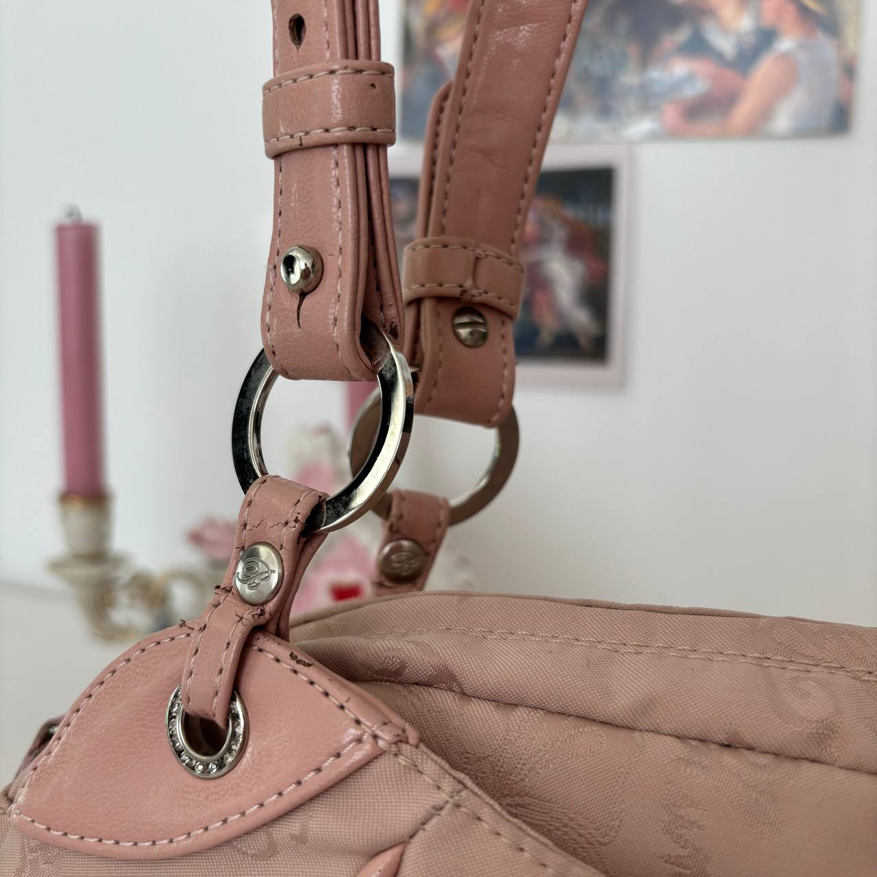 Blumarine bag vintage rose pink