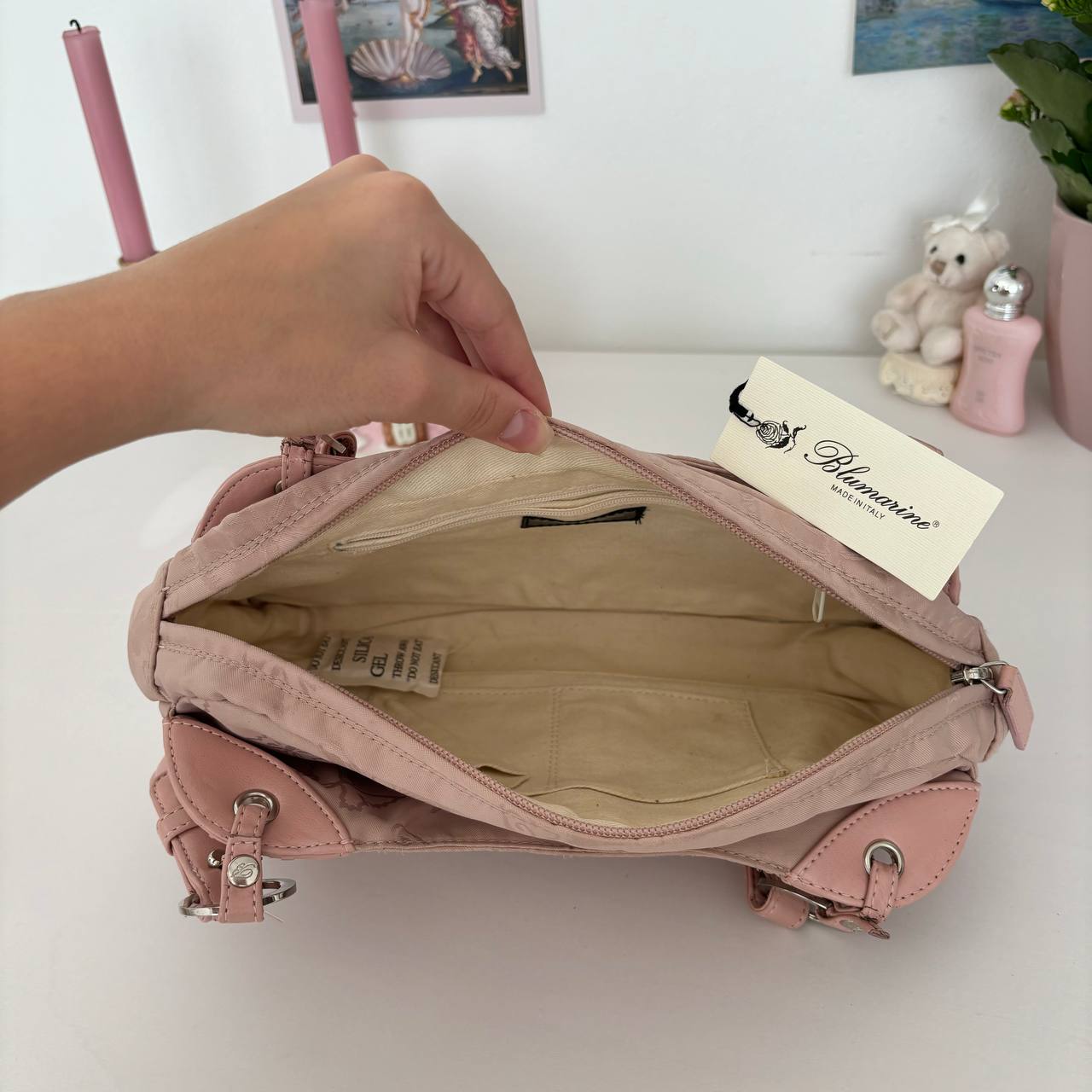 Blumarine bag vintage rose pink