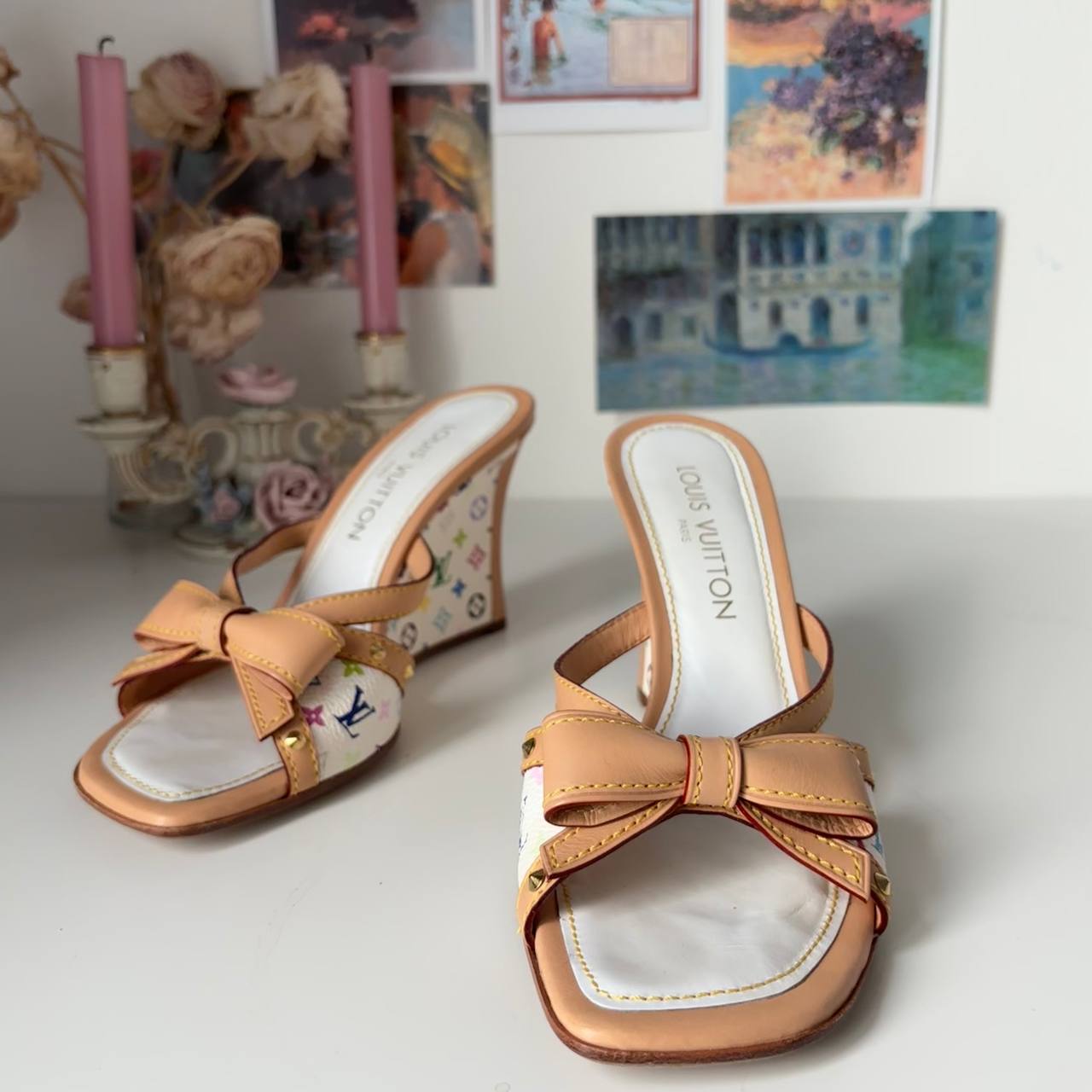 Louis Vuitton mules shoes heels