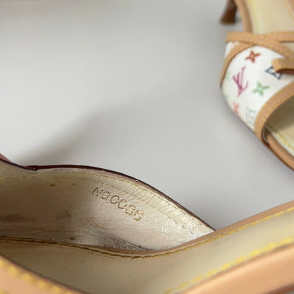 Louis Vuitton mules shoes white