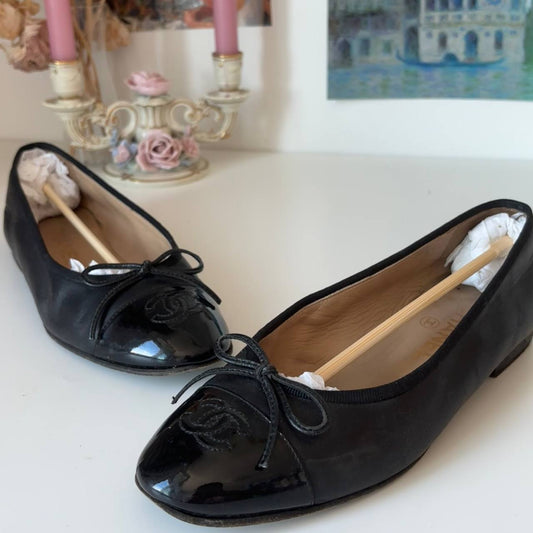 Chanel ballet flats ballerina shoes