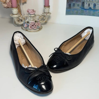 Chanel ballet flats ballerina shoes