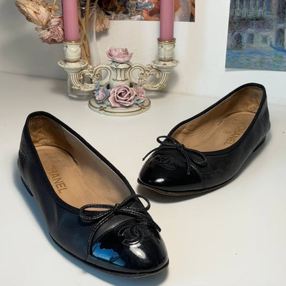 Chanel ballet flats ballerina shoes