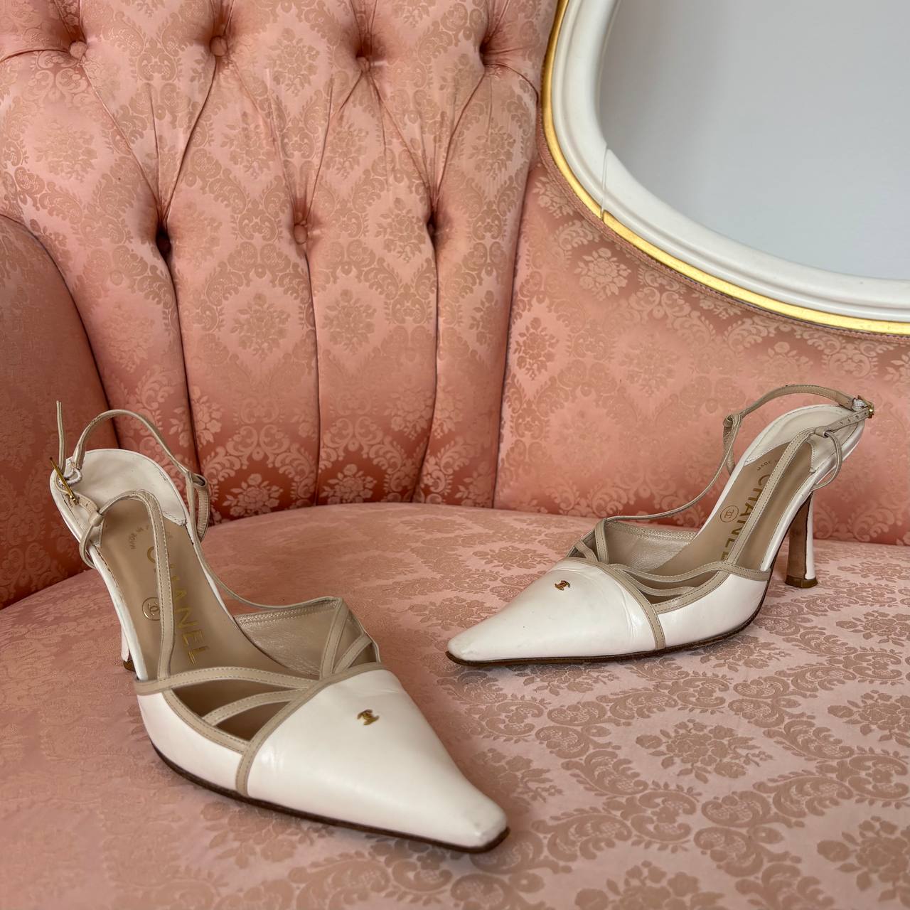 Chanel court shoes heels