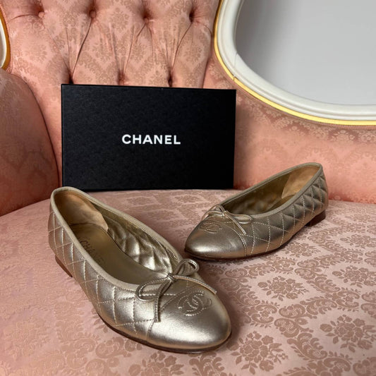 Chanel ballerina slippers