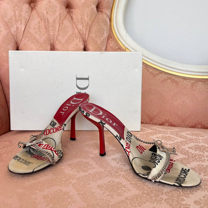 Dior Hardcore pierced cloth shoes