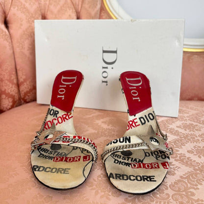 Dior Hardcore pierced cloth shoes