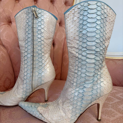 Italian cowboy pointed boots