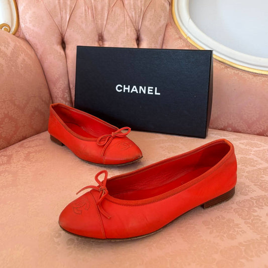 Chanel ballerina slippers