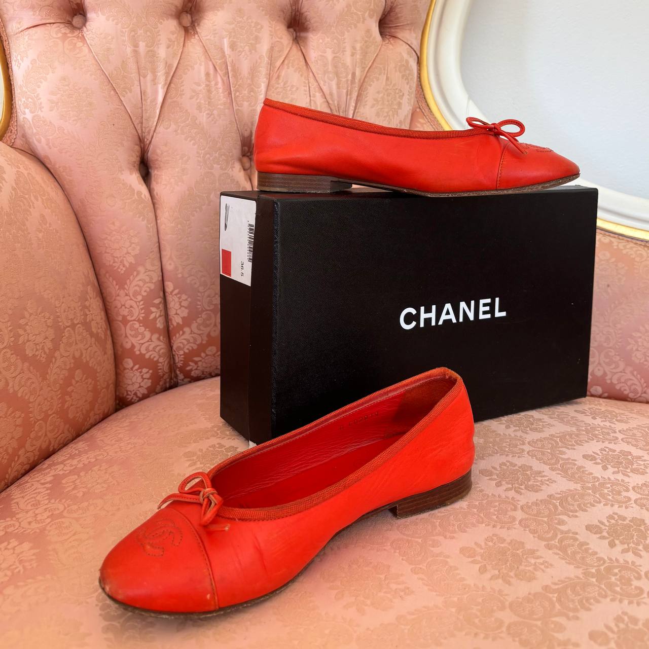 Chanel ballerina slippers