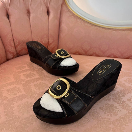 Coach wedges shoes