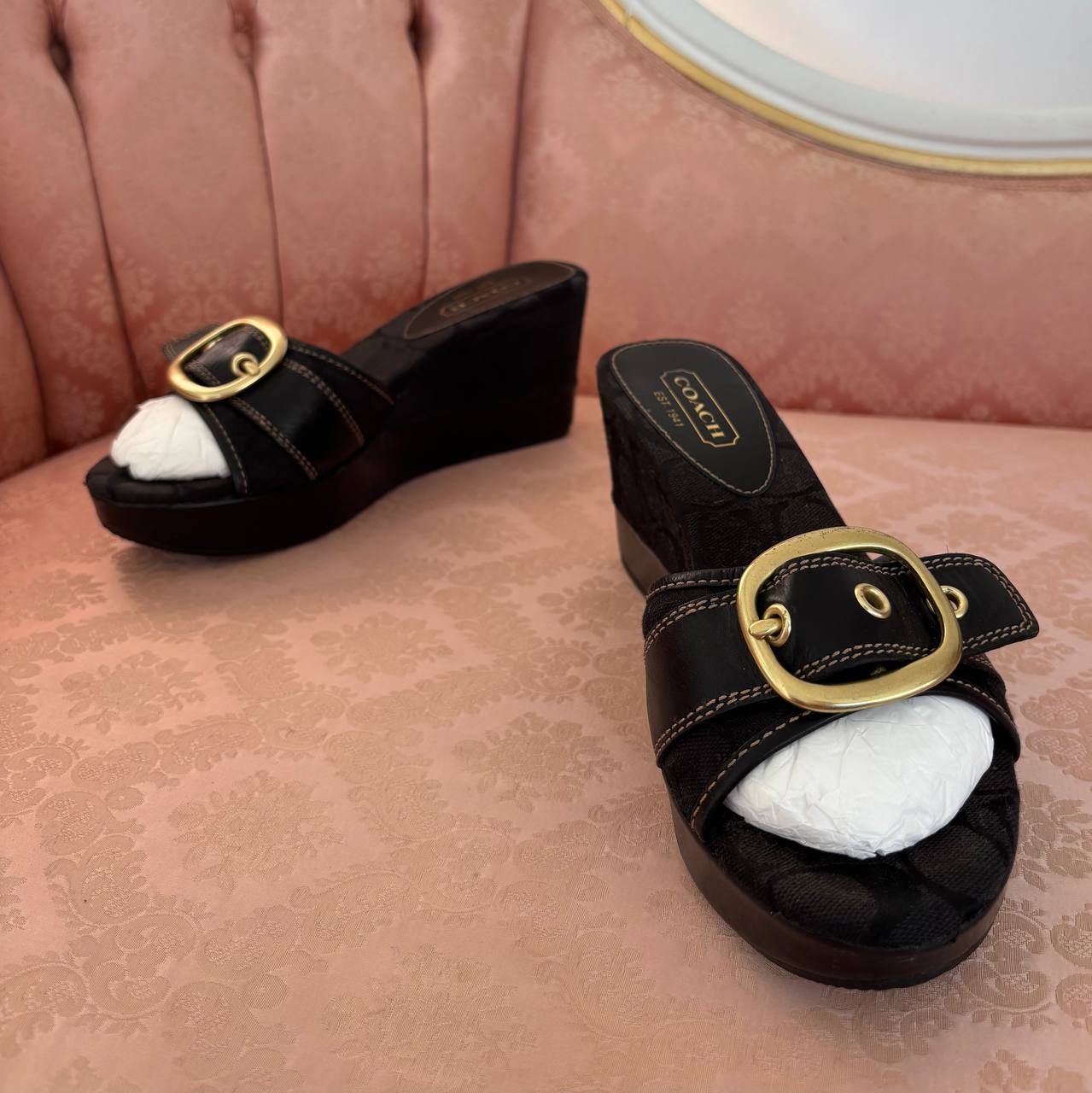 Coach wedges shoes