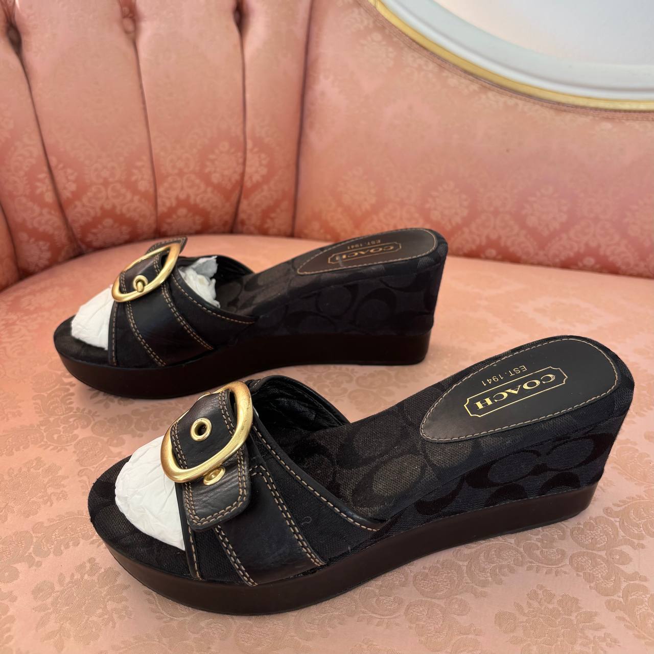 Coach wedges shoes