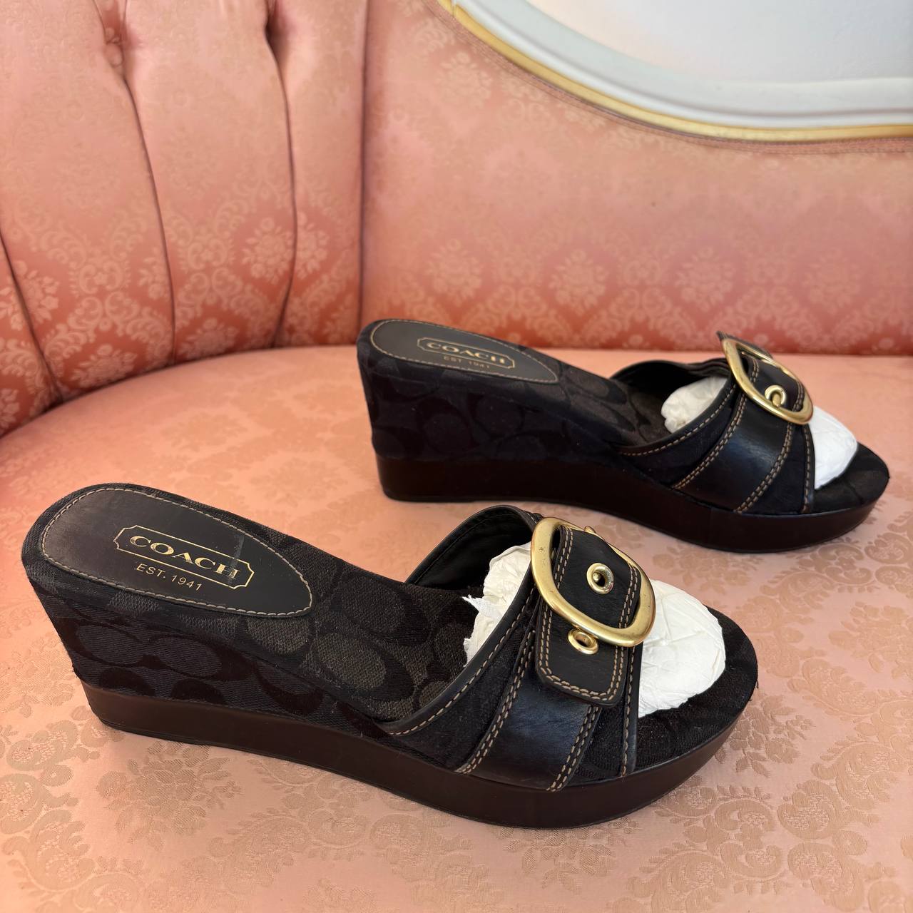 Coach wedges shoes