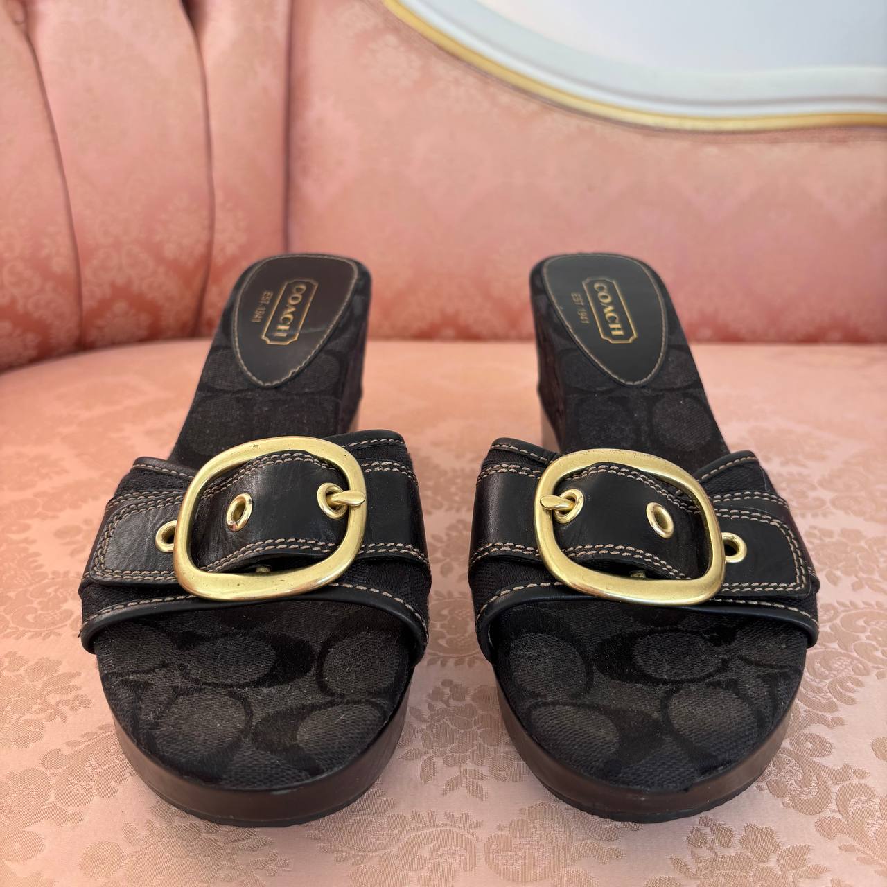 Coach wedges shoes
