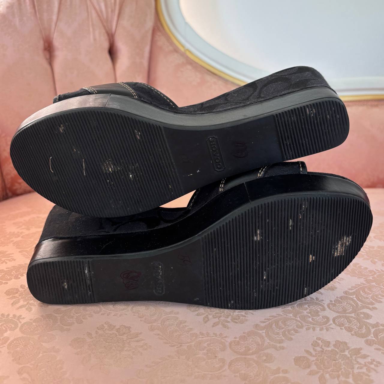 Coach wedges shoes