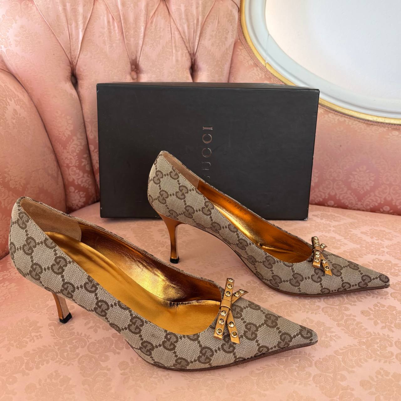 Gucci court shoes heels