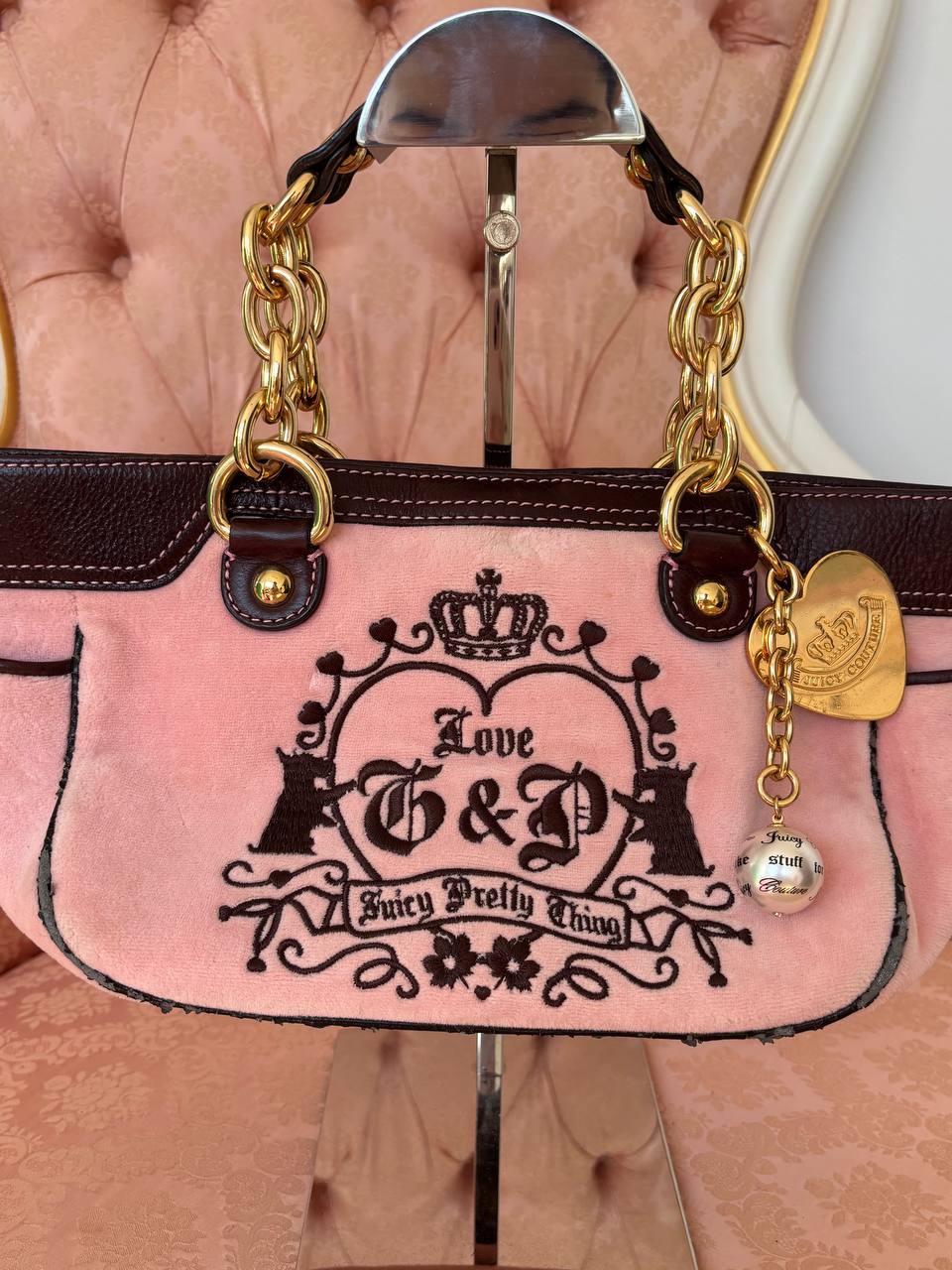 Juicy Couture bag velvet