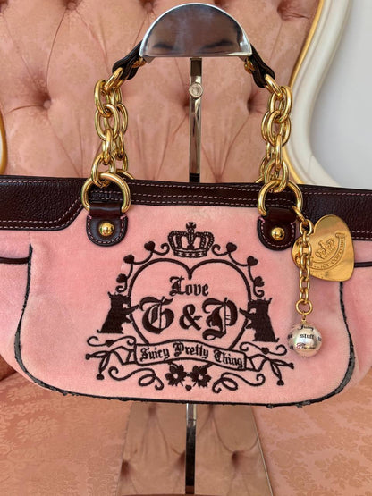 Juicy Couture bag velvet