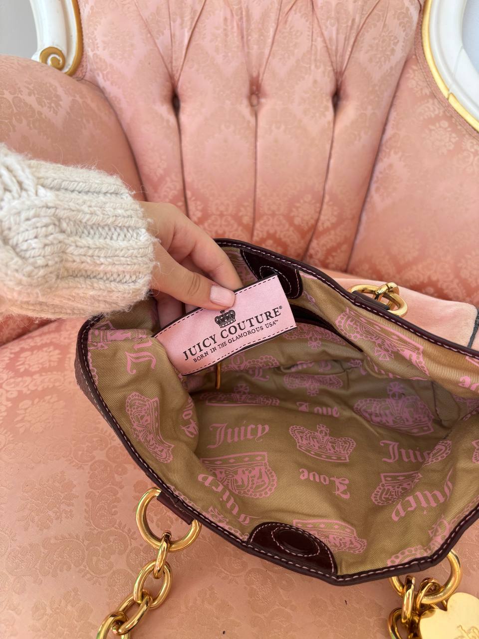 Juicy Couture bag velvet