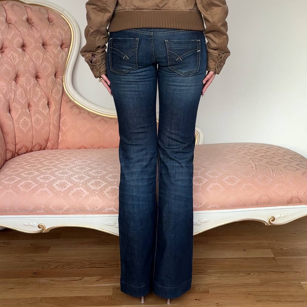 Gas flared jeans low rise