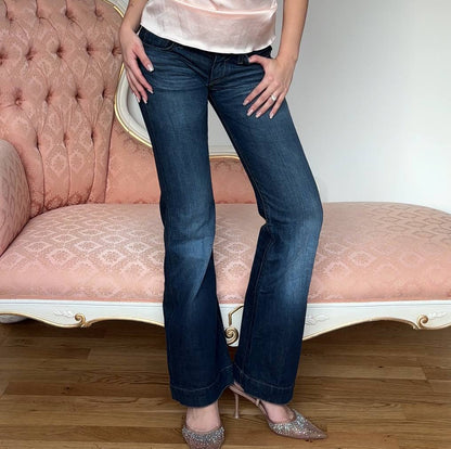 Gas flared jeans low rise