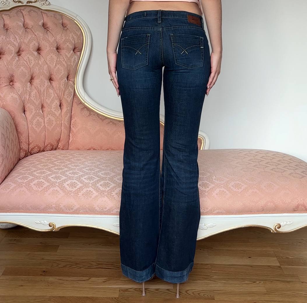 Gas flared jeans low rise