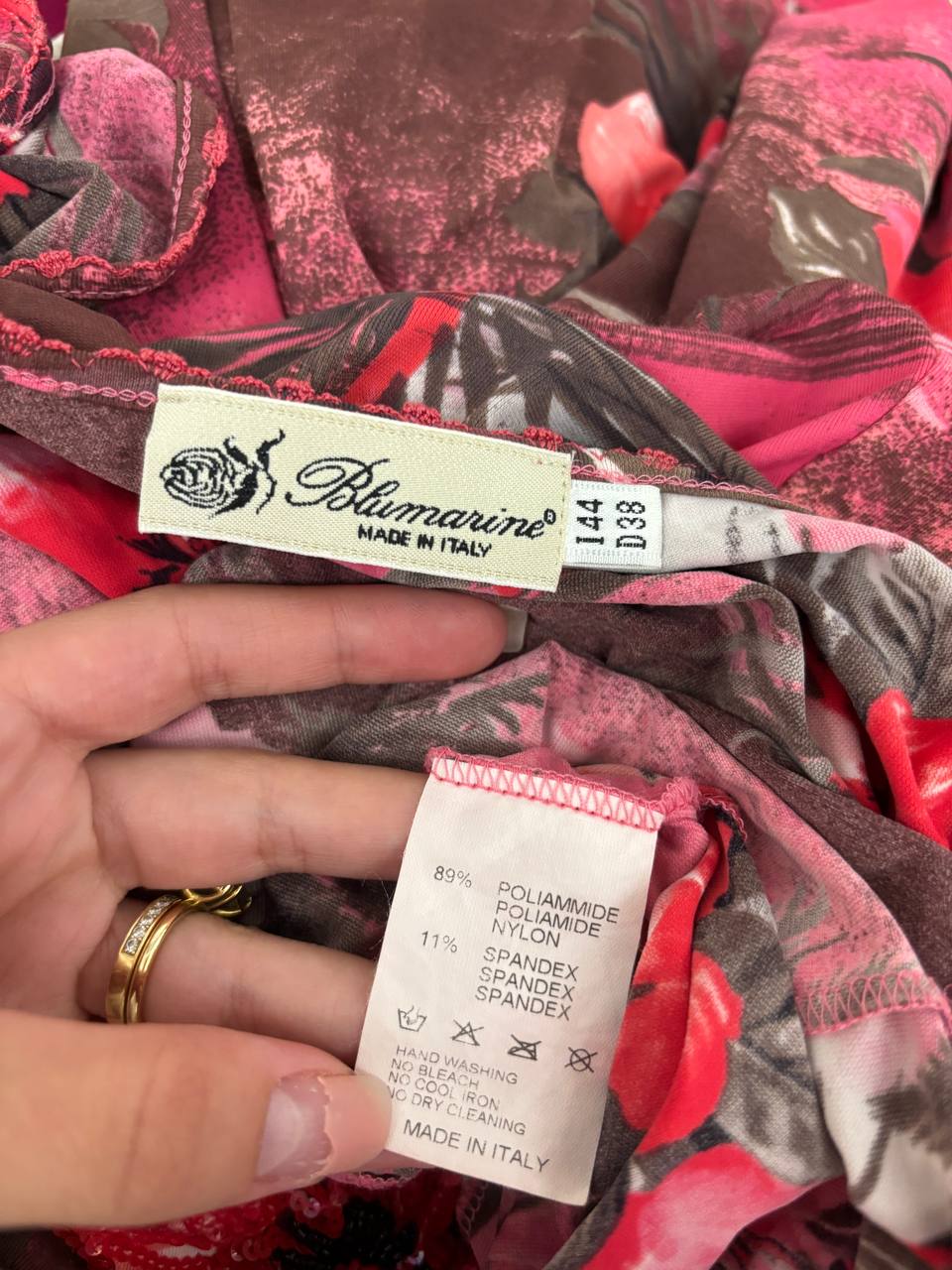 Blumarine sunset dress