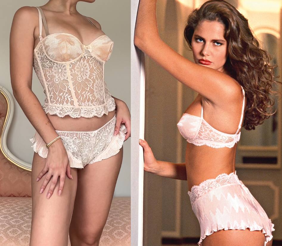 La Perla nightwear set pink