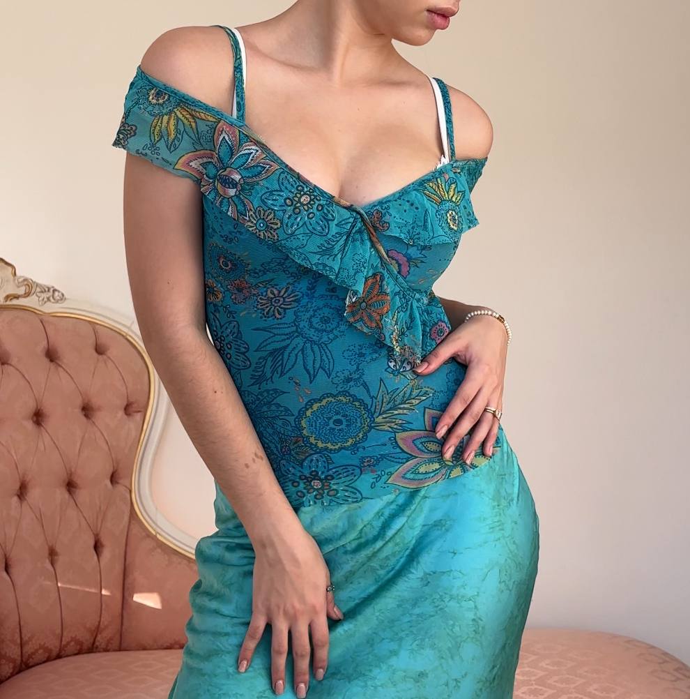 Benetton cami top asymmetrical