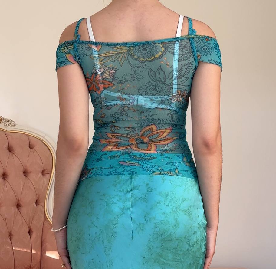 Benetton cami top asymmetrical