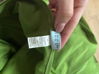 Italian designer dress green