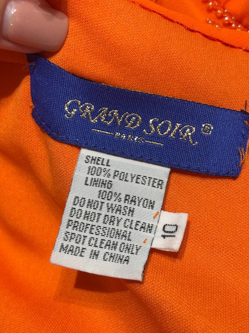 French designer dress