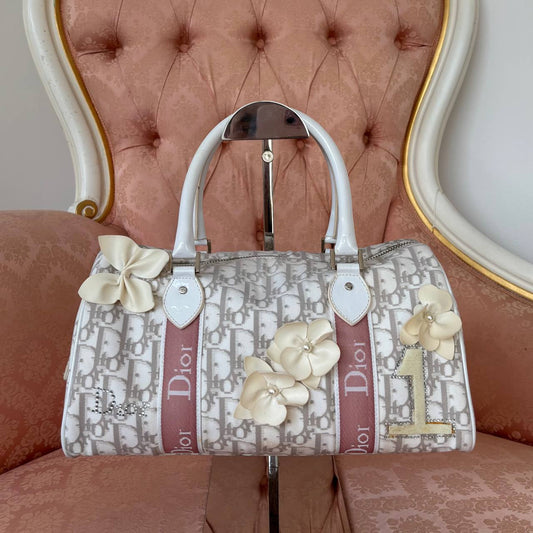Dior boston bag oblique canvas