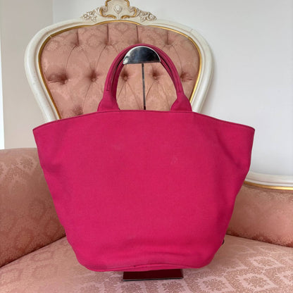 Prada tote bag canapa logo