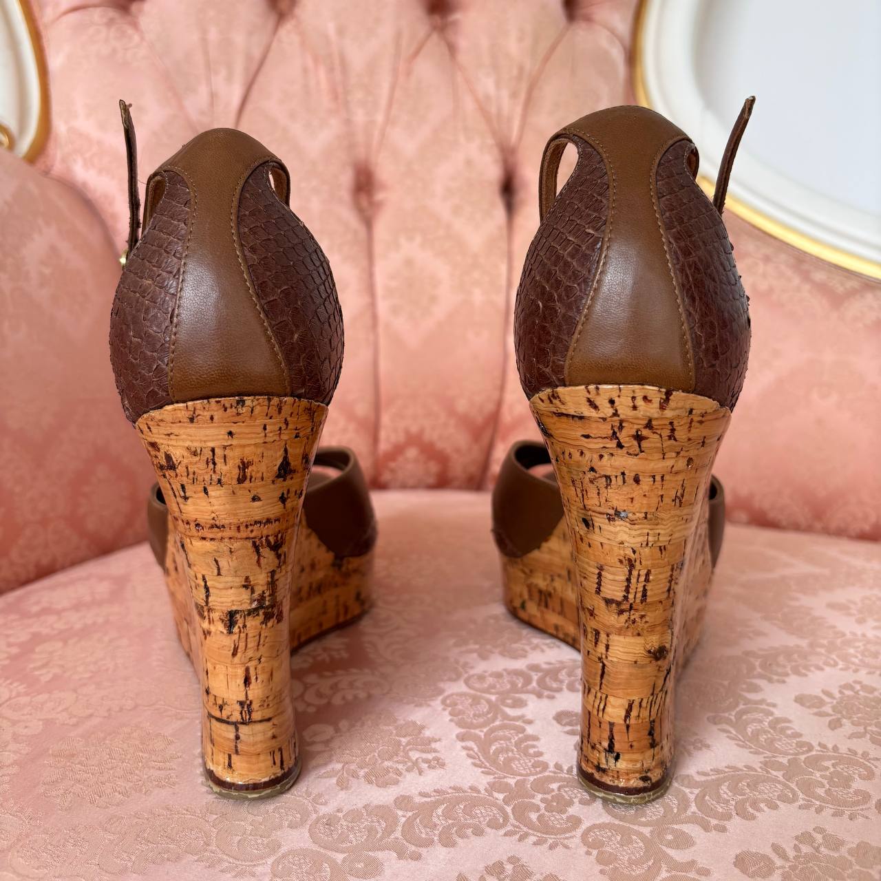 Dior wedges mules heels sandals