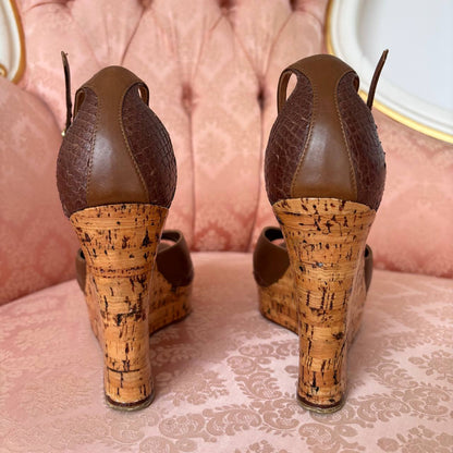 Dior wedges mules heels sandals
