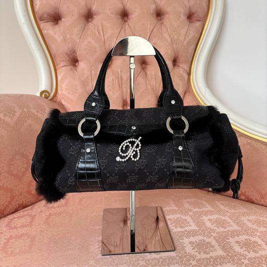 Blumarine bowling bag shoulder tote bag