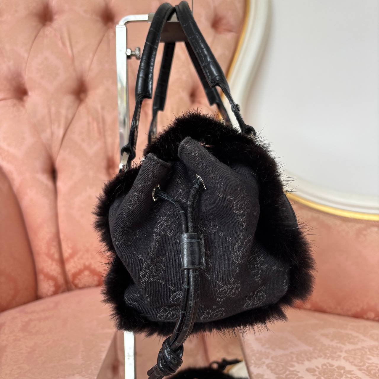 Blumarine bowling bag shoulder tote bag