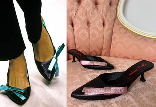 Miu Miu SS2000 mules heels