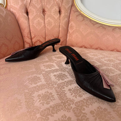 Miu Miu SS2000 mules heels