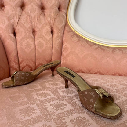 Louis Vuitton mules heels sandals