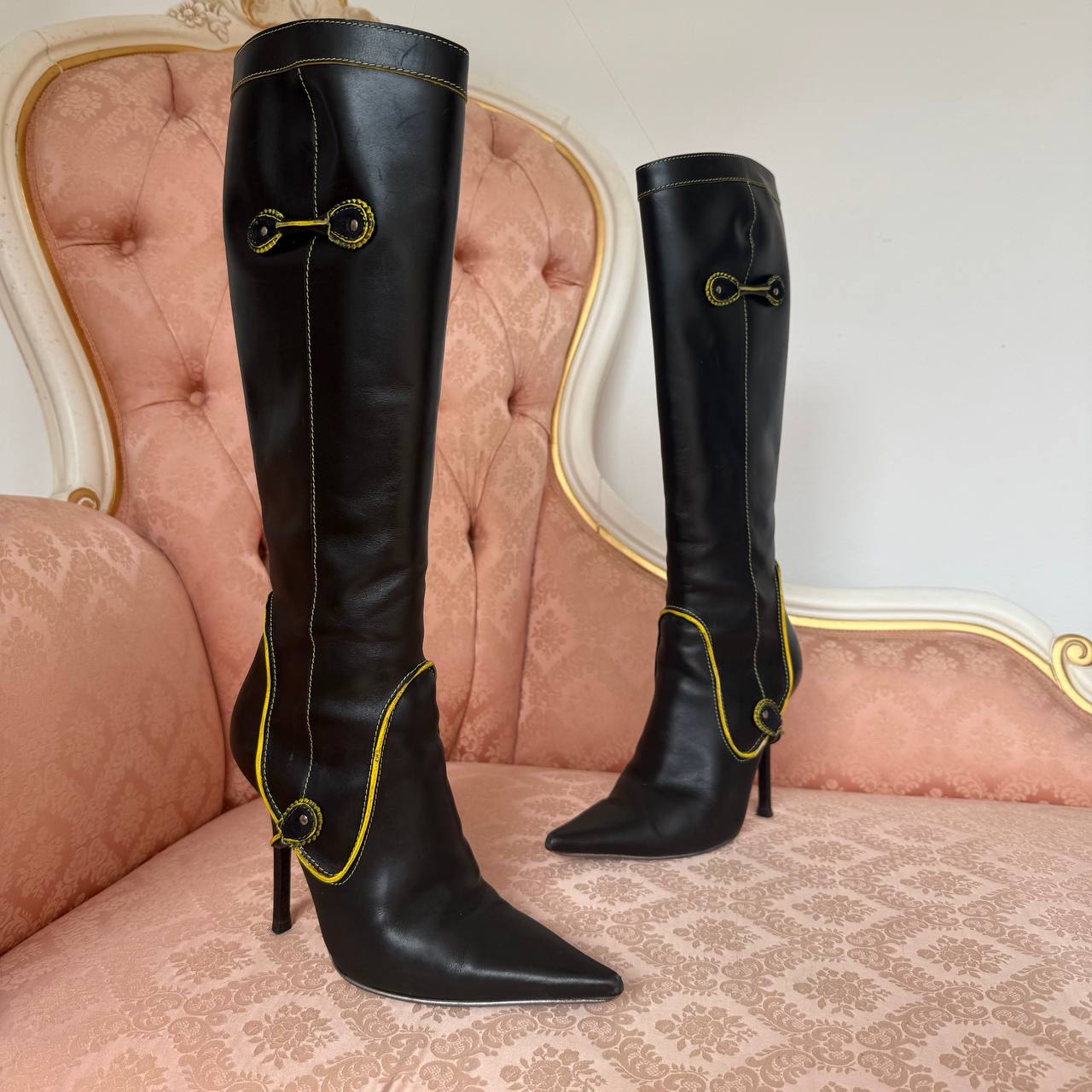 Dsquared2 boots vintage pointed heels