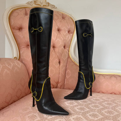 Dsquared2 boots vintage pointed heels