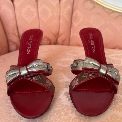 Louis Vuitton mules heels