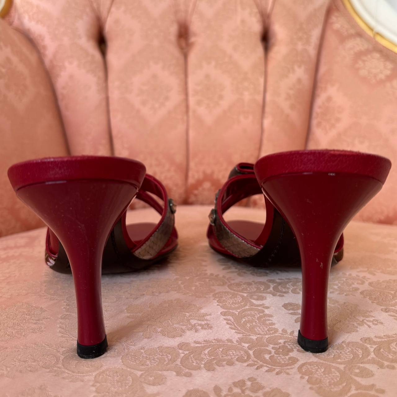 Louis Vuitton mules heels
